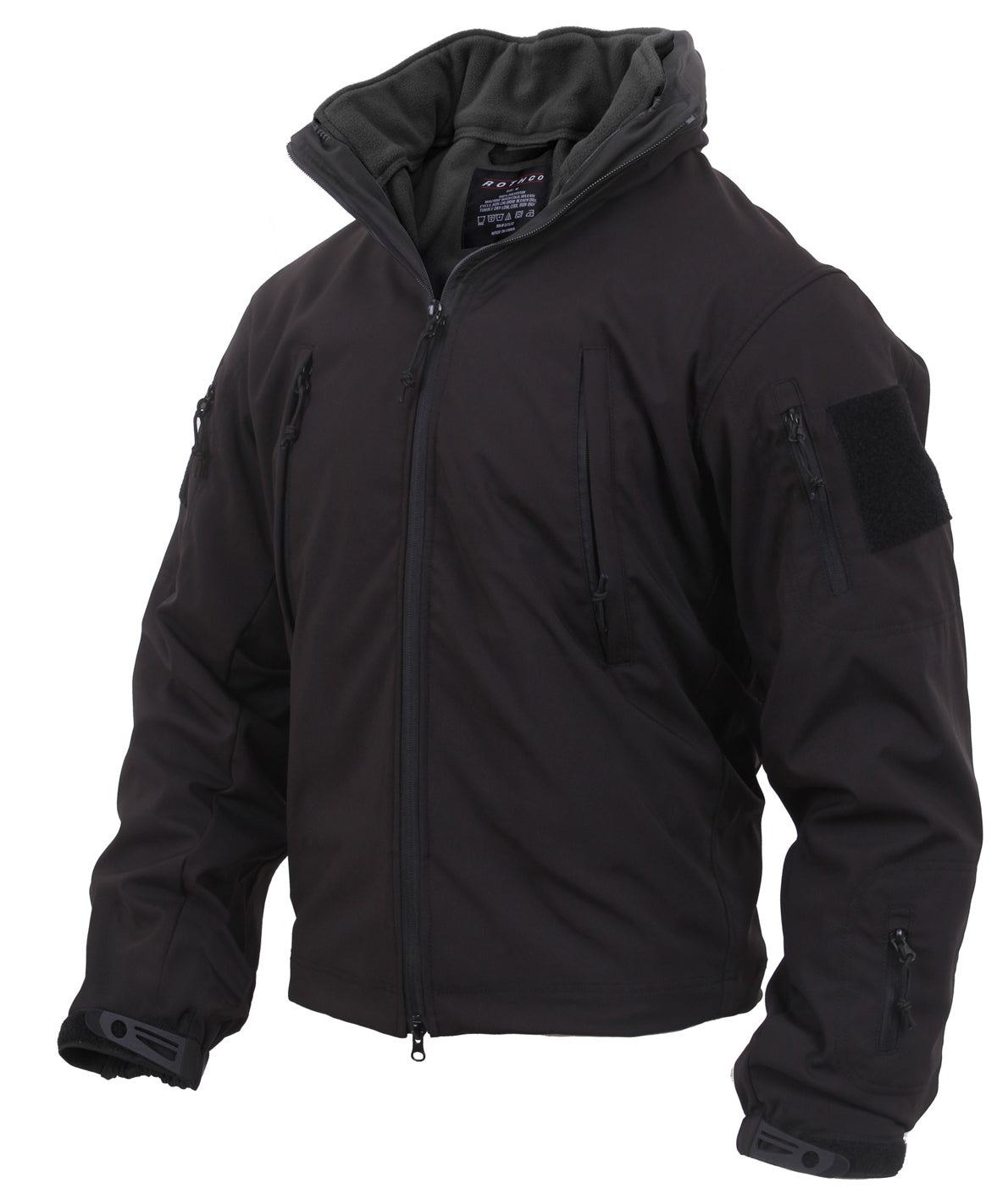 Mens Special Ops 3-In-1 Soft Shell Jacket w/ Fleece Liner & USA Flag Patches