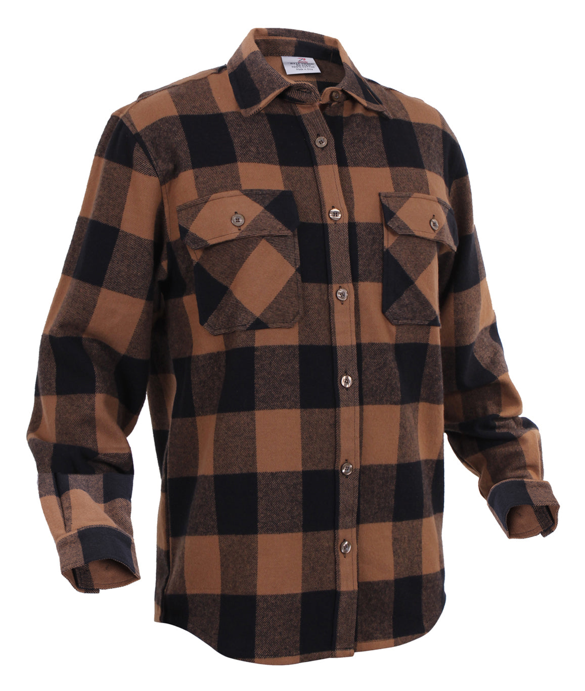 Extra Heavyweight Buffalo Plaid Flannel Shirt Rothco