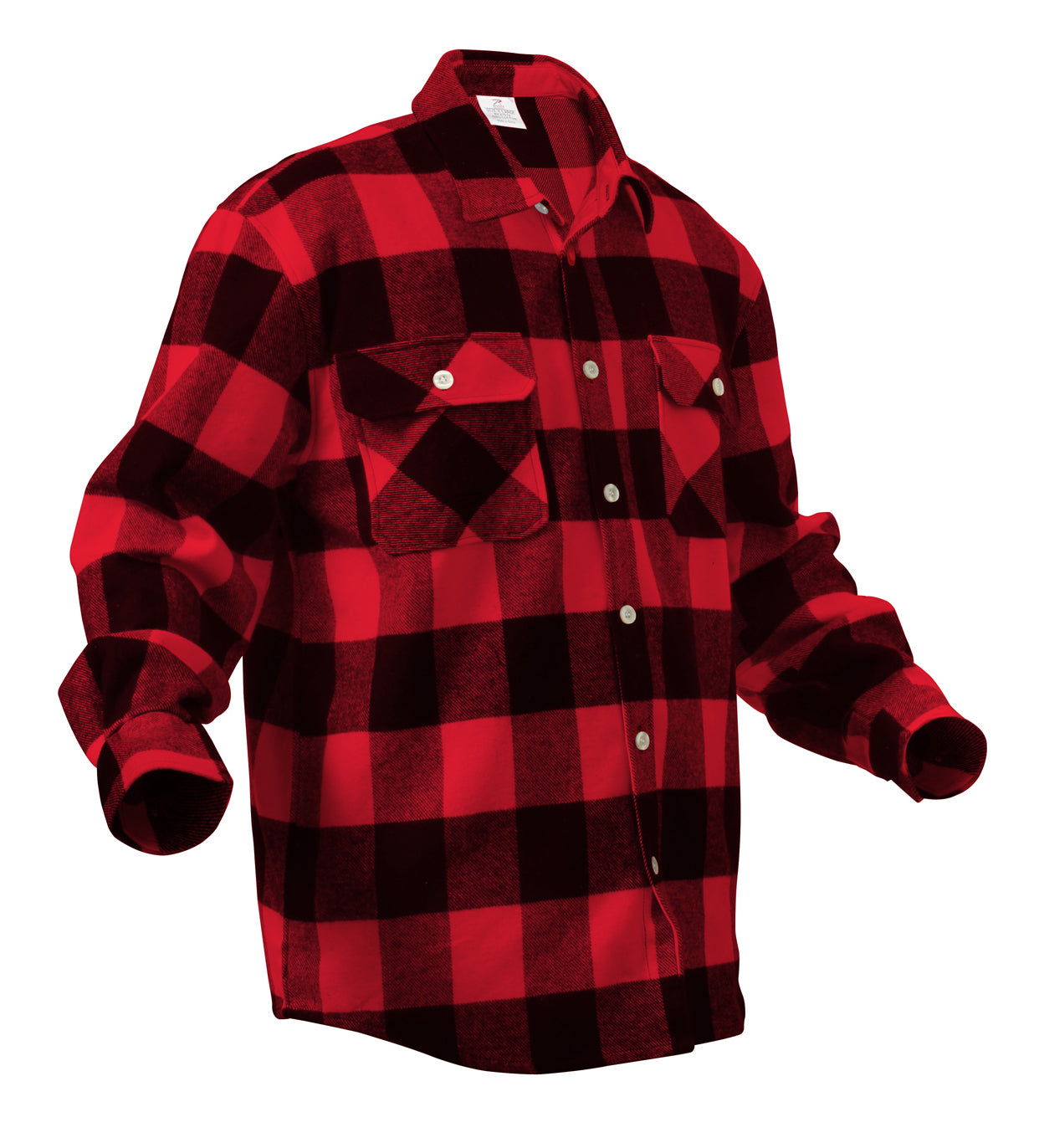 Extra Heavyweight Buffalo Plaid Flannel Shirt Rothco