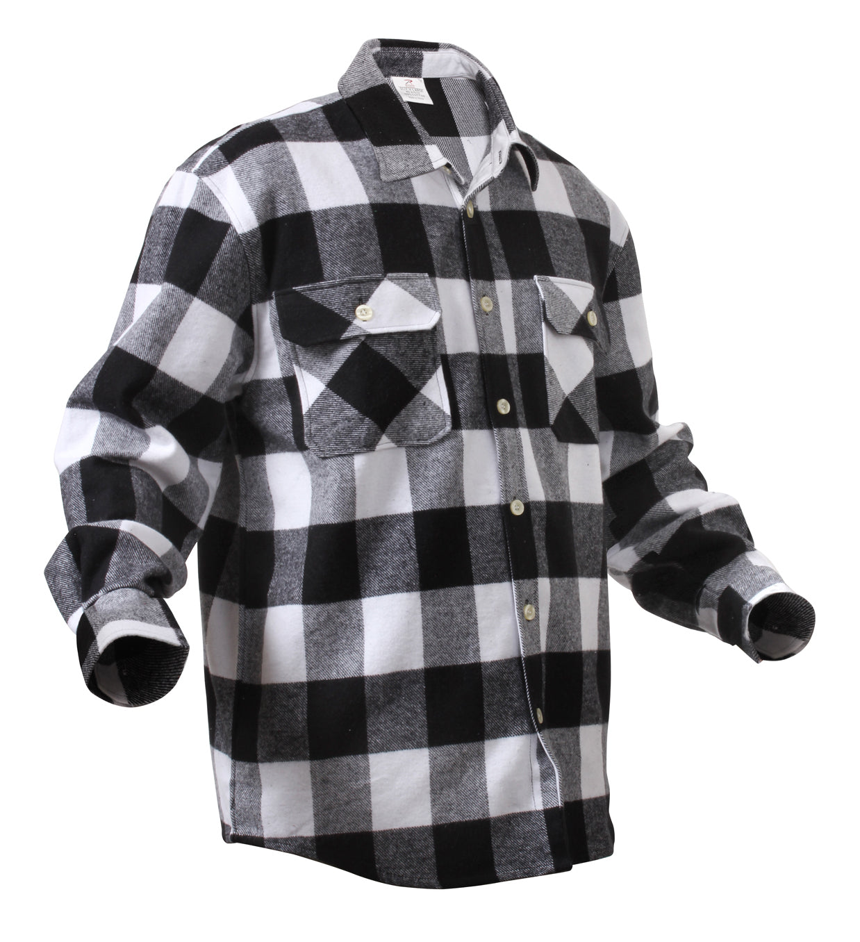 Extra Heavyweight Buffalo Plaid Flannel Shirt Rothco