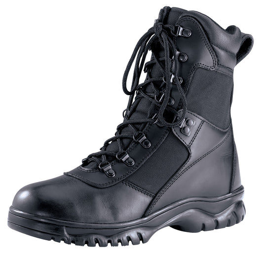 Forced Entry 8" Black Waterproof Tactical Boot - SWAT Police Footwear