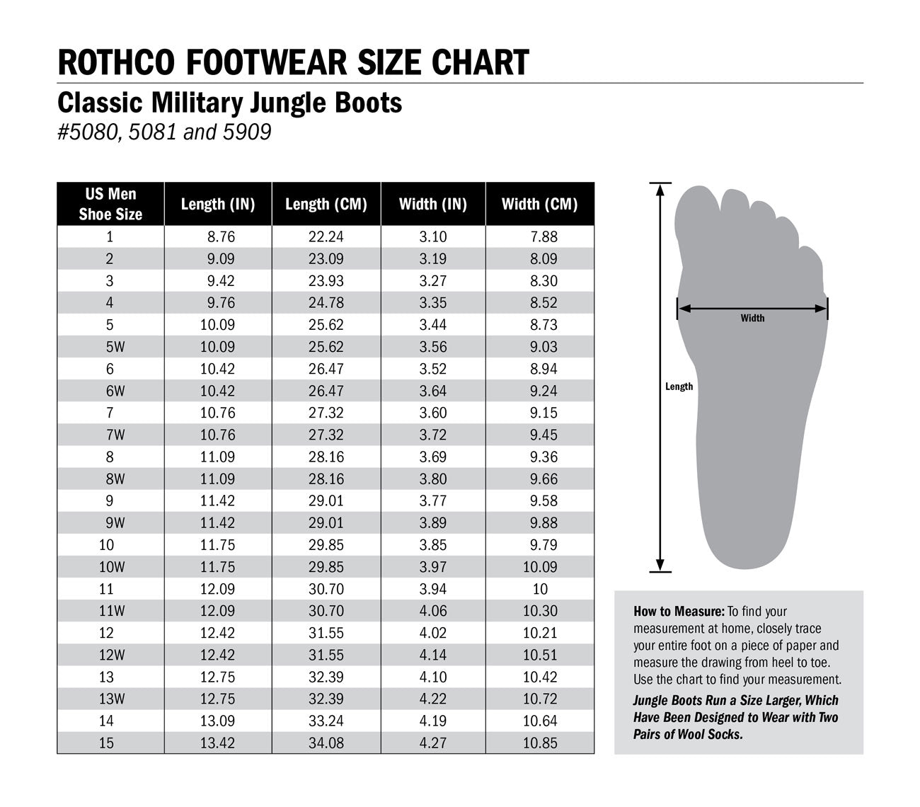 Rothco Classic Jungle Boots - Desert Tan Tactical Boot