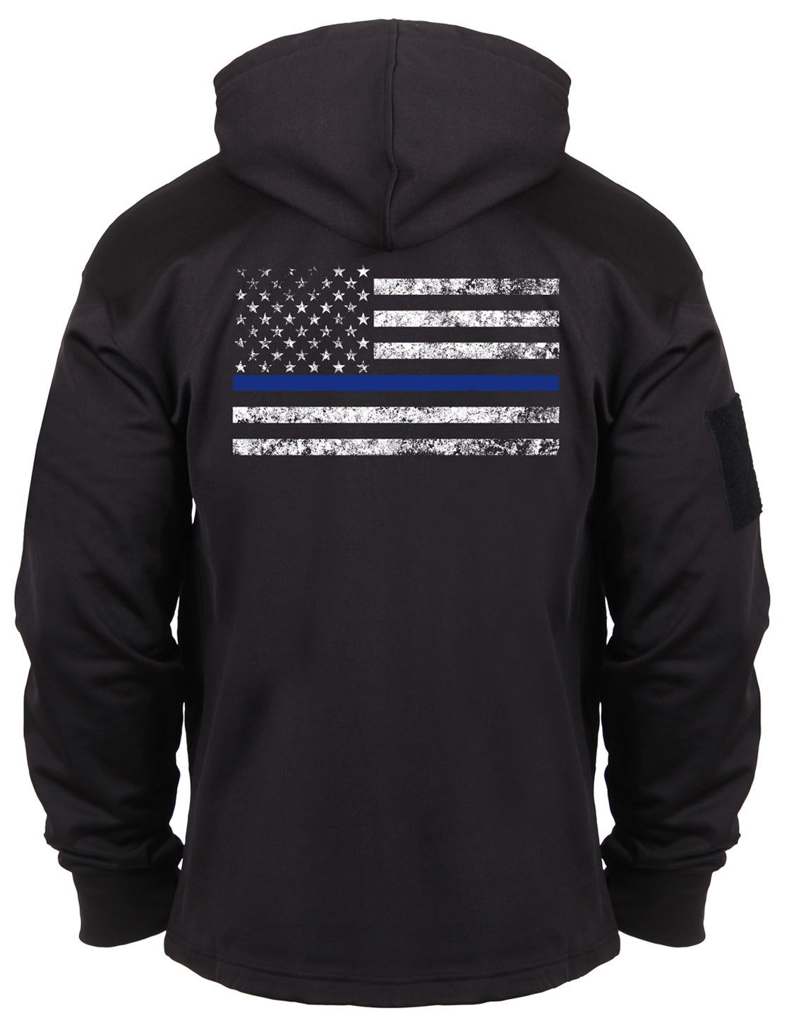 Rothco Mens Thin Blue Line Police Sweat Shirt Concealed Carry Hoodie Sweatshirt