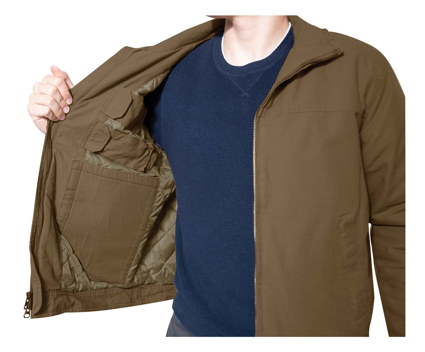 Men's Coyote Brown Concealed Carry 3 Season Jacket by Rothco
