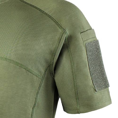 Condor Tactical Short Sleeve Trident Battle Shirt with Two Patches