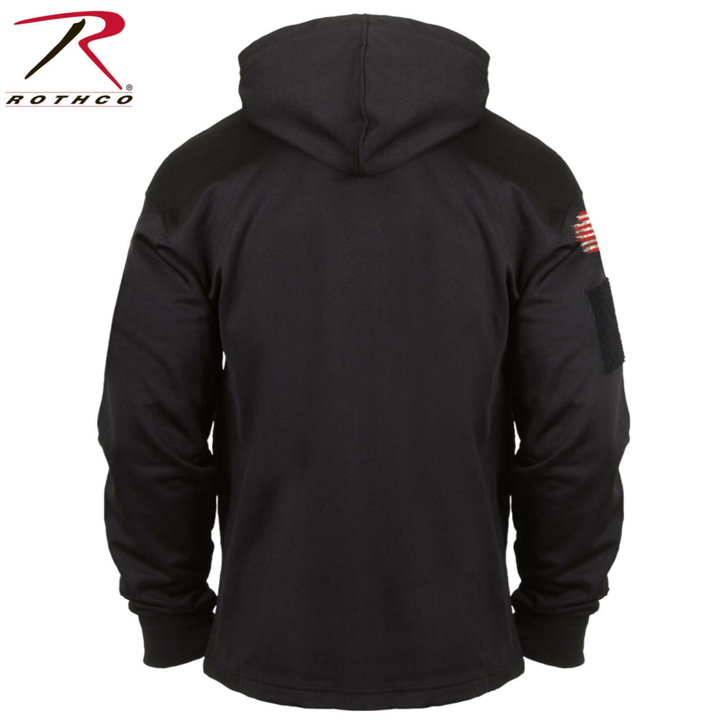 Rothco U.S. Flag Concealed Carry Black Pullover Hoodie