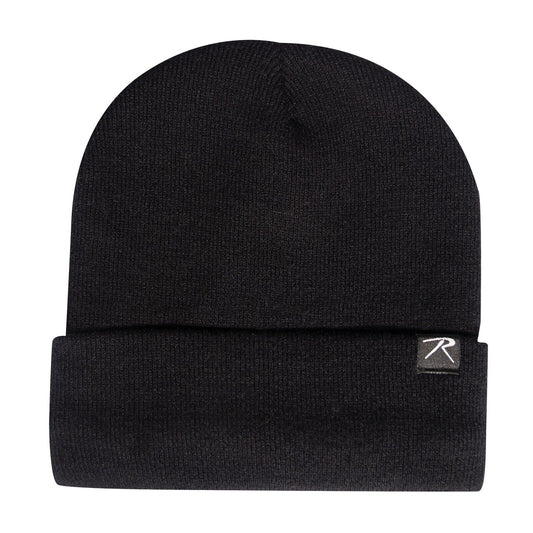 Deluxe Fine Knit Fleece Lined Winter Watch Cap