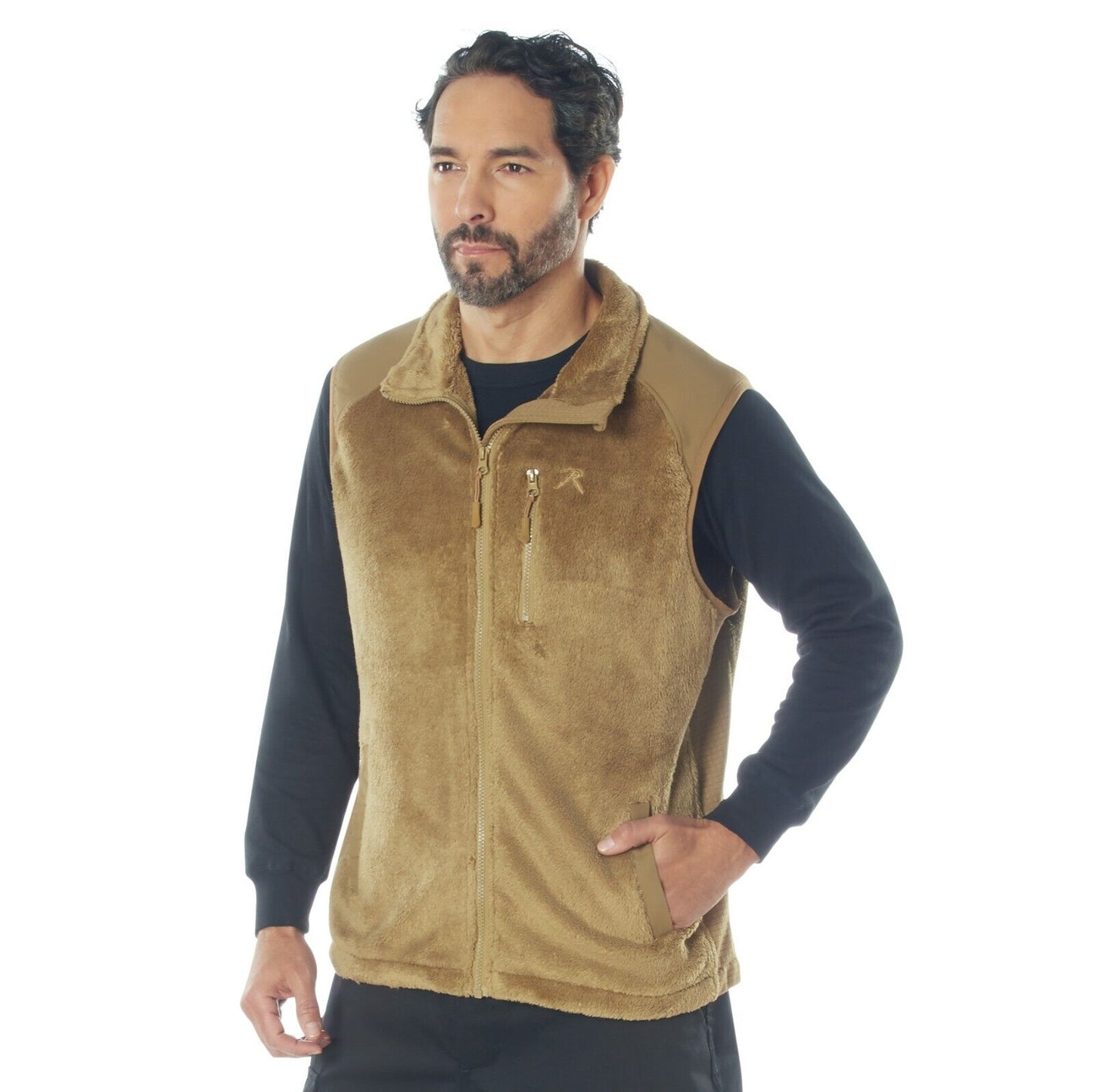 Rothco Men's Mid-Weight Fleece Vest E.C.W.C.S. Fleece Vest