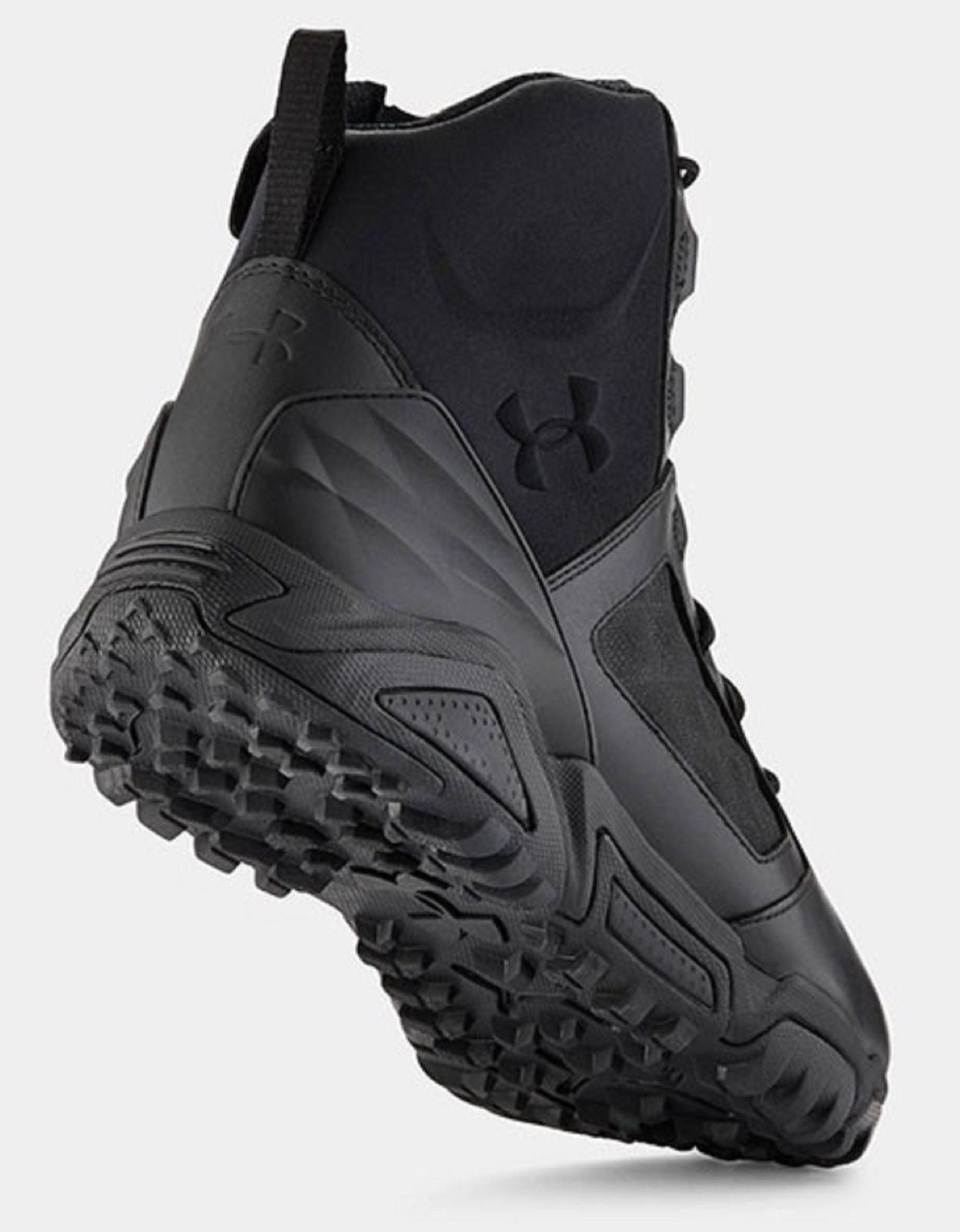 Under Armour Side Zip 2.0 Tactical Boots - Mens 7" Black UA Lightweight TAC Boot