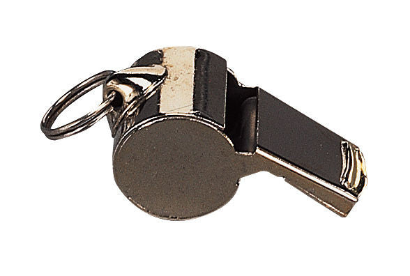GI Style Silver Plated Whistle With Lanyard - Security, Safety, Coach