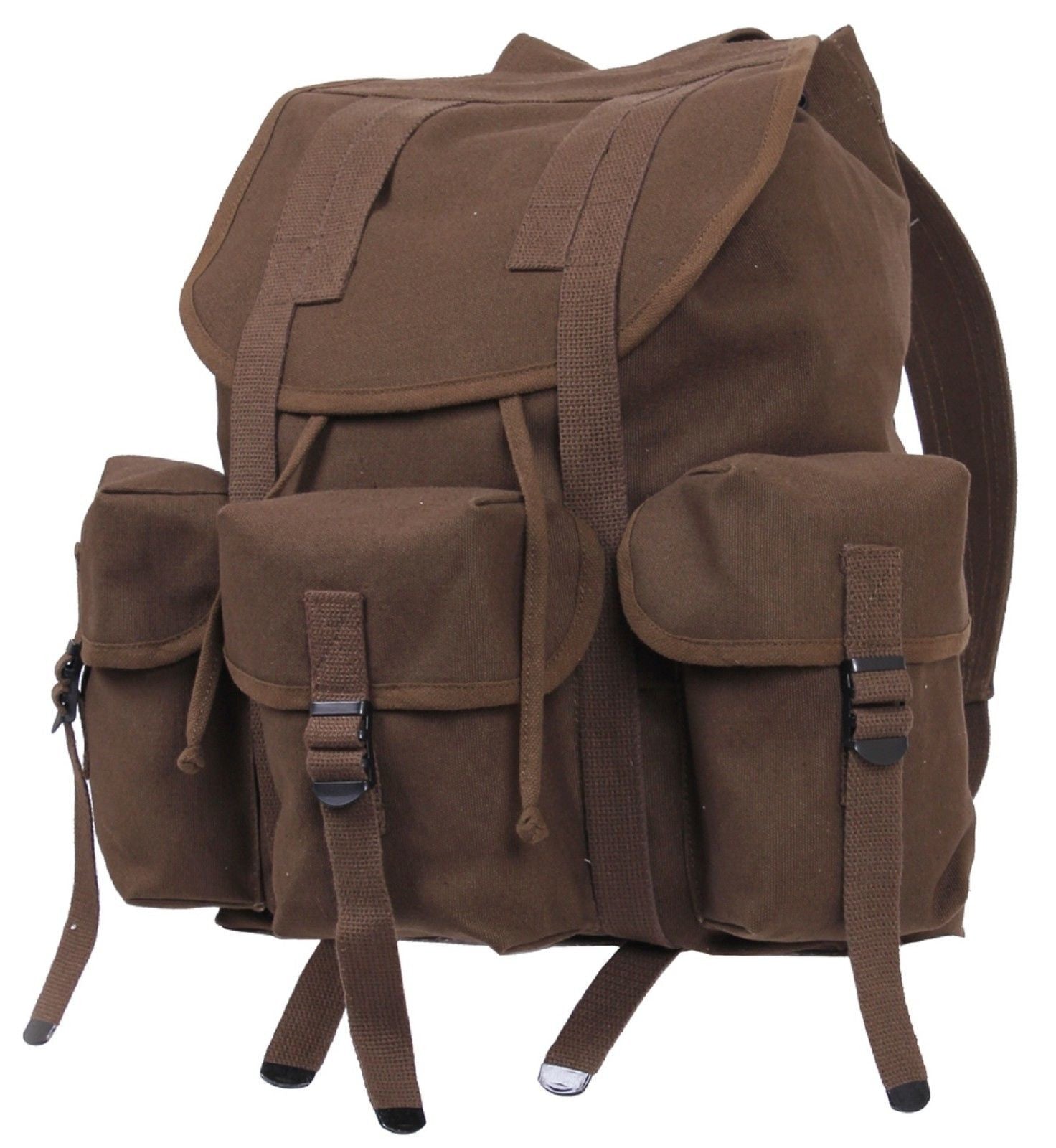 drawstring mini canvas backpack G.I. Type Heavyweight Mini Alice Pack, Earth Brown