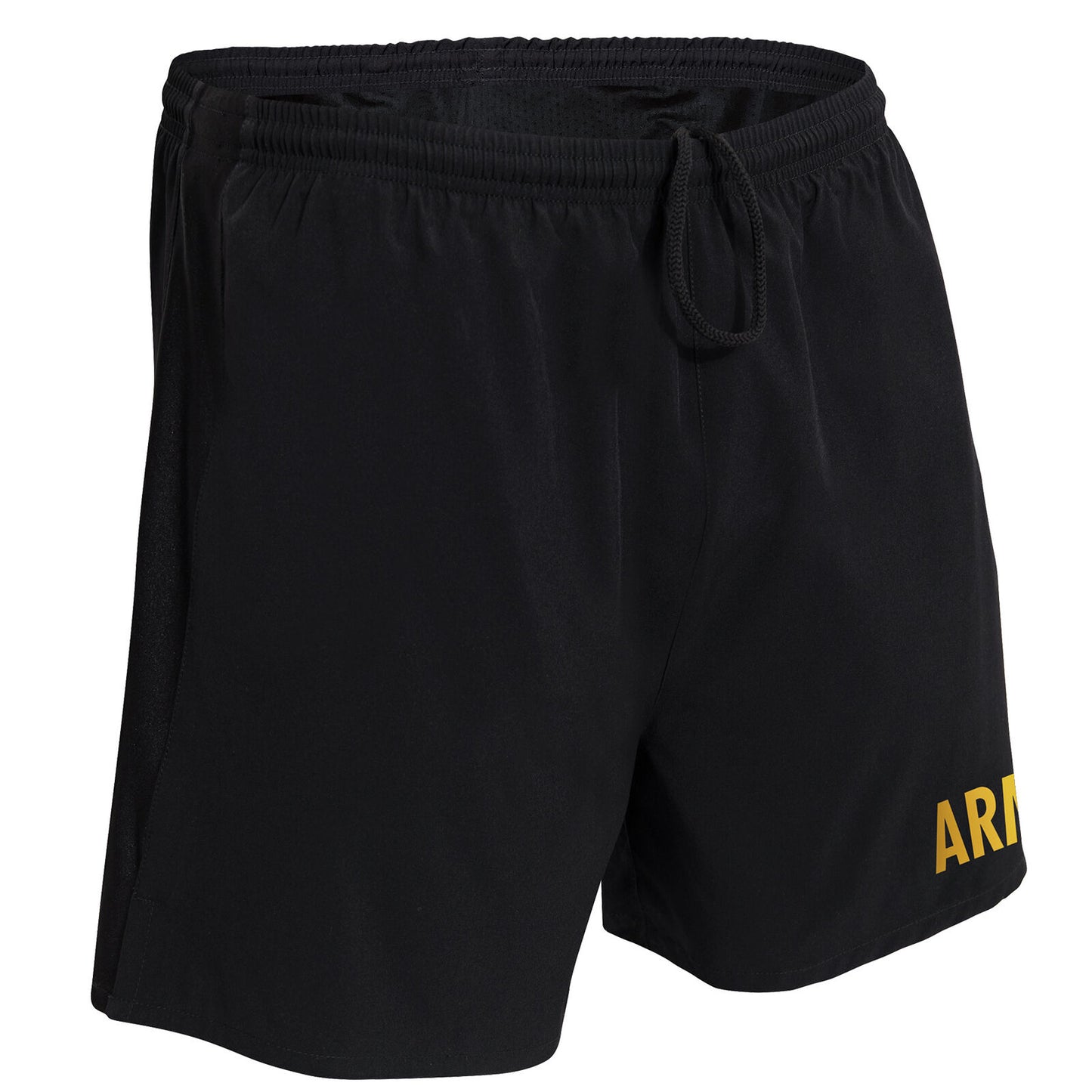 Men's Black Compression Shorts with ARMY Logo Running Athletic Shorts
