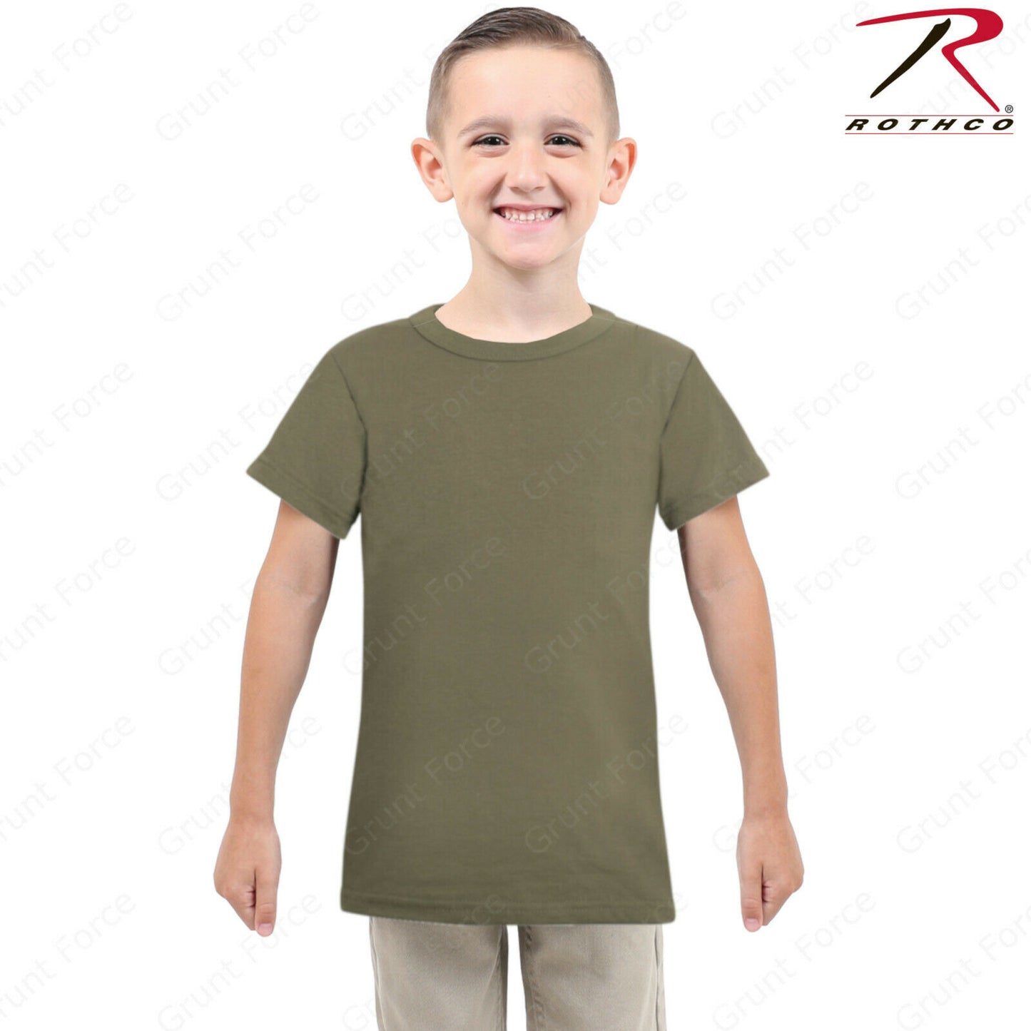 Rothco Kids T-Shirts - AR 670-1 Coyote Brown Childrens Style Tees