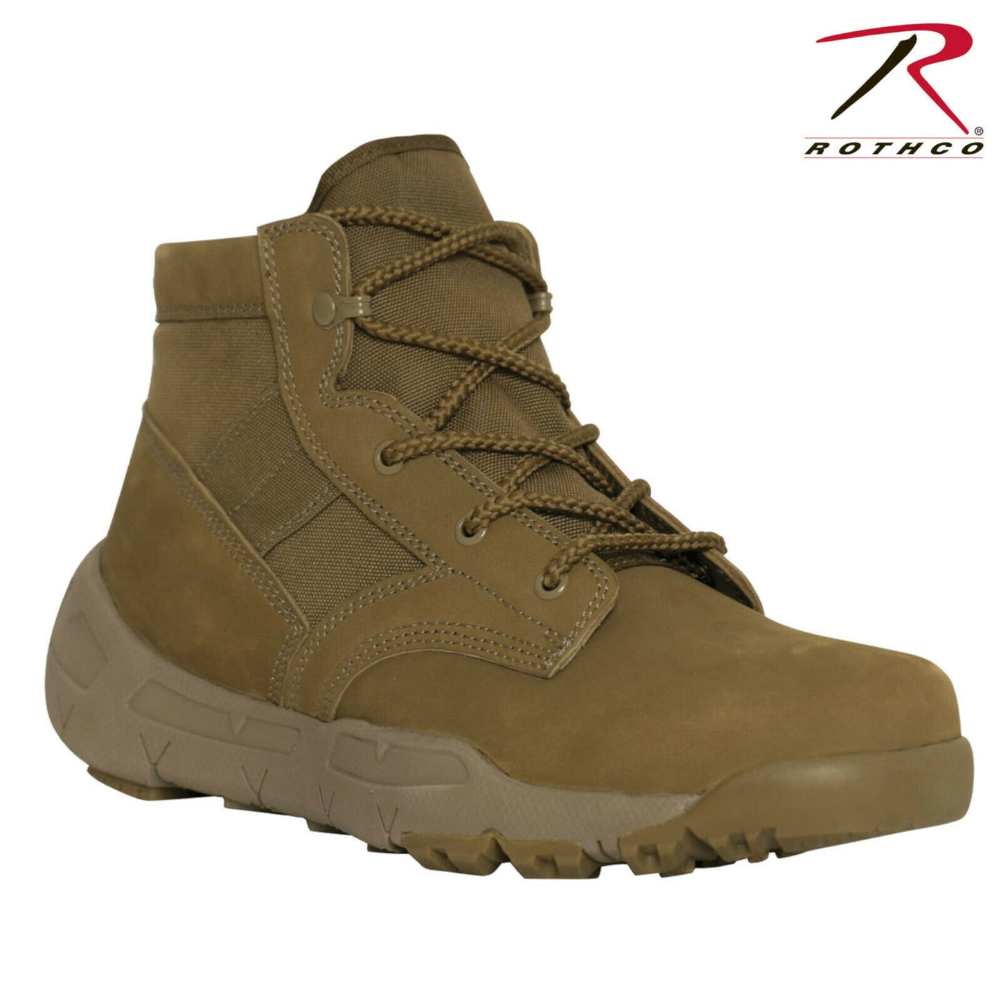 Rothco AR 670-1 Coyote Brown 6 Inch V-Max Lightweight Tactical All Purpose Boot