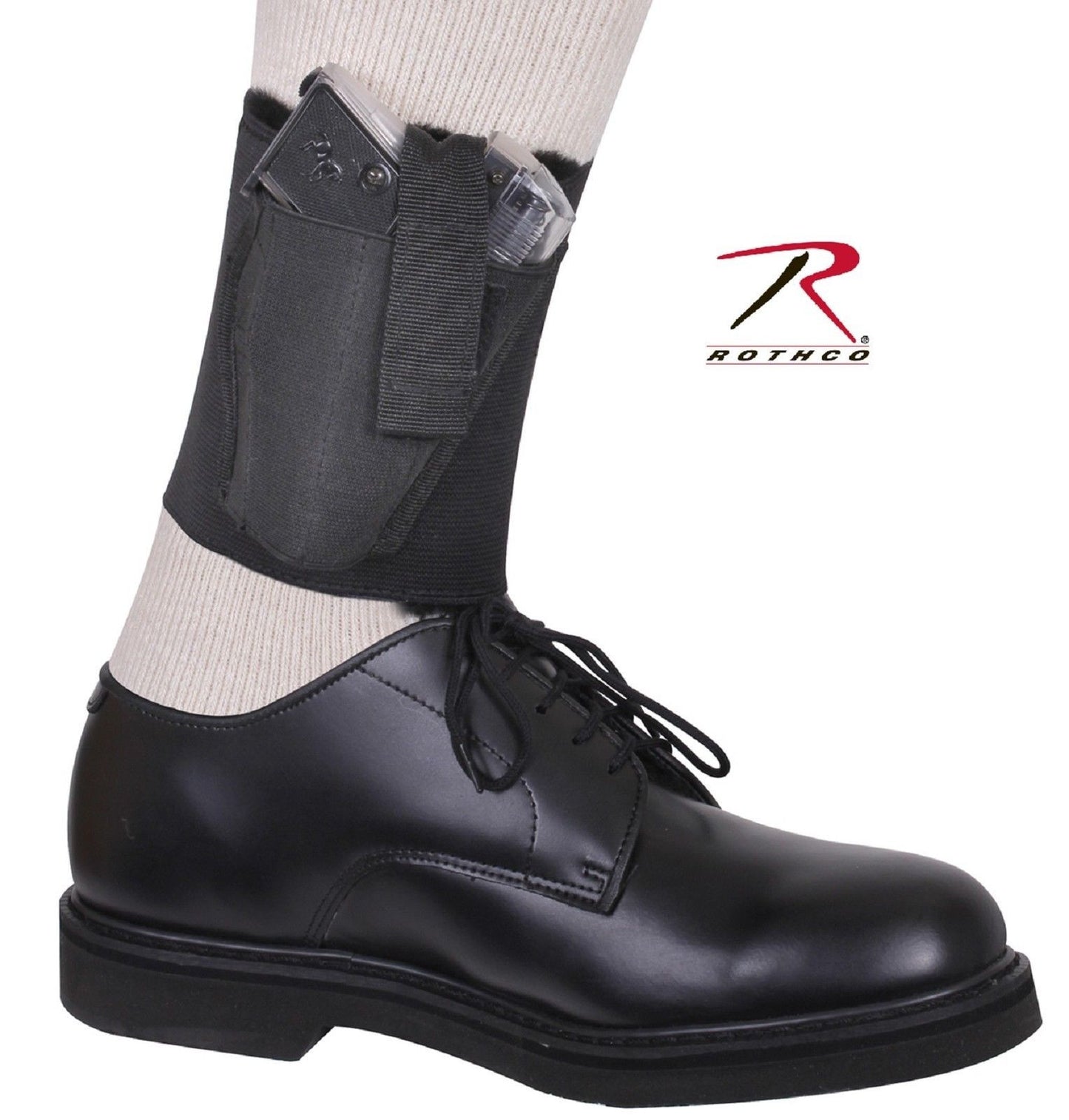 Rothco Black Elastic Ankle Holster - Sub Compact & Pocket CCW Holsters