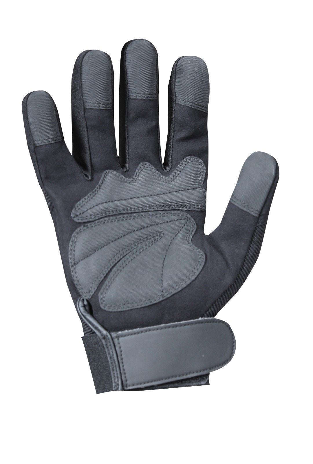 Mechanics Glove - Black/Grey - Bikers, Sports, Everyday, Lightweight