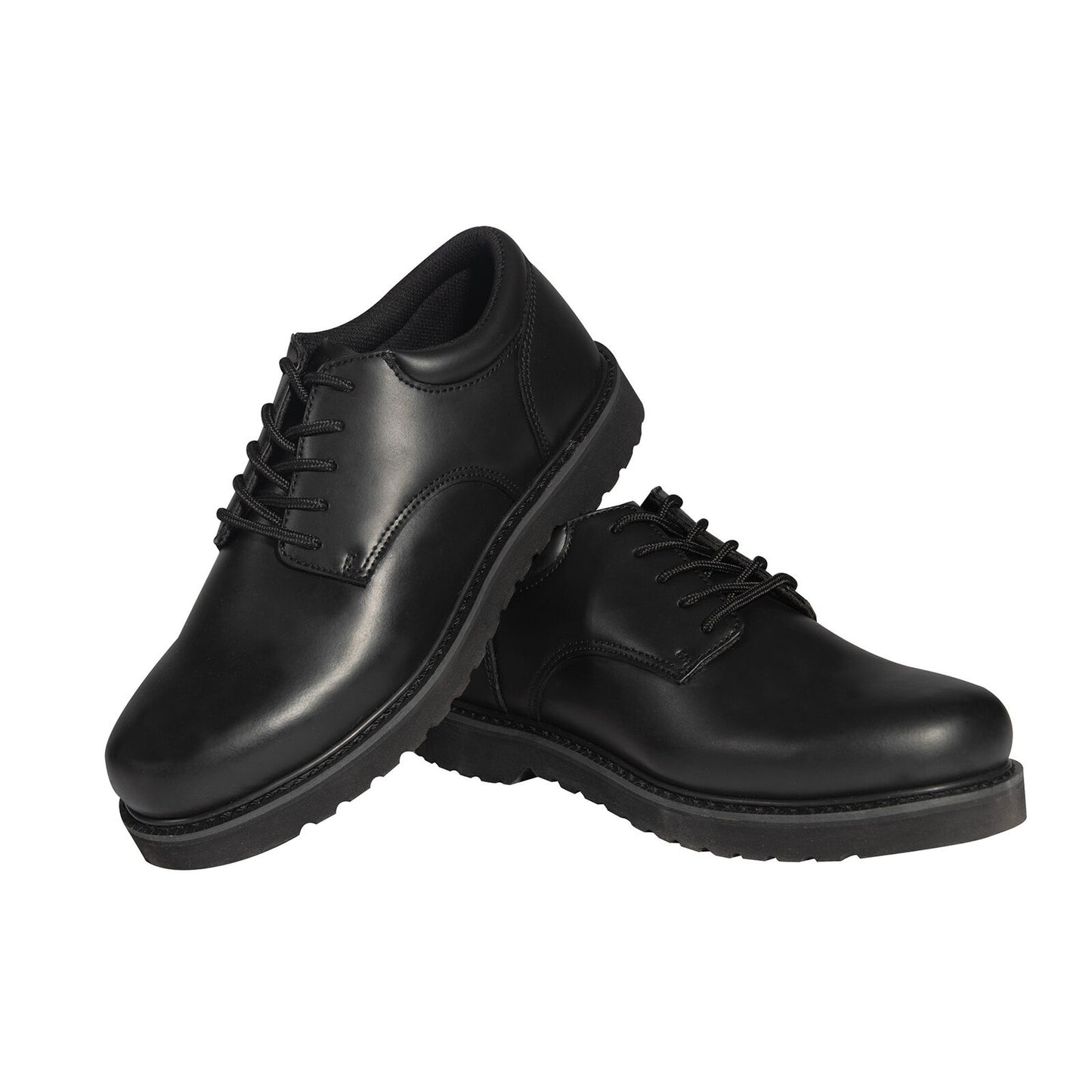 Rothco Black Uniform Oxfords With Work Soles & Padded Collar