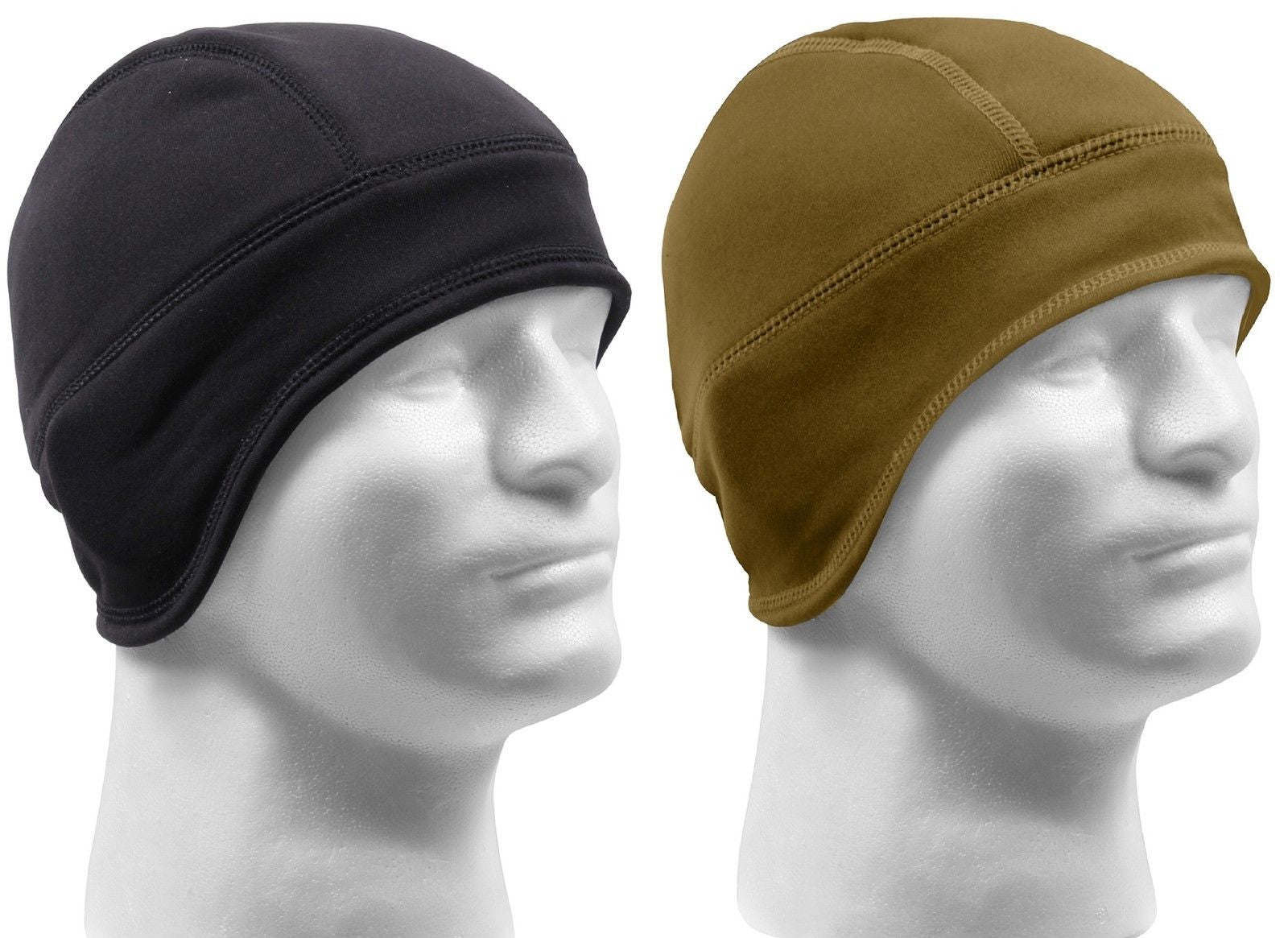 Rothco Arctic Fleece Tactical Cap - Helmet Liner - Black or Brown