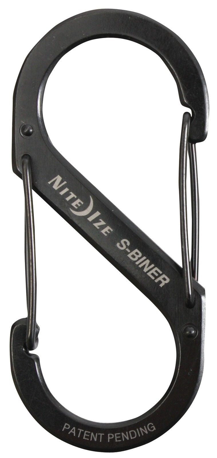 Black Nite-Ize S-Biners #2 Double Clip Black Carabiner Holds Up To 10 Lbs