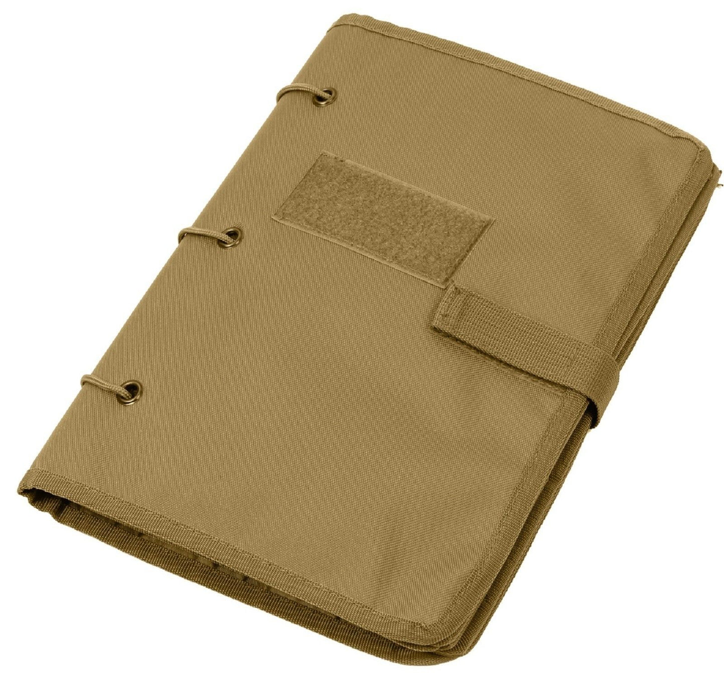 Coyote Brown Hook & Loop Tactical Patch Book - 10 Page Morale Patches Holder