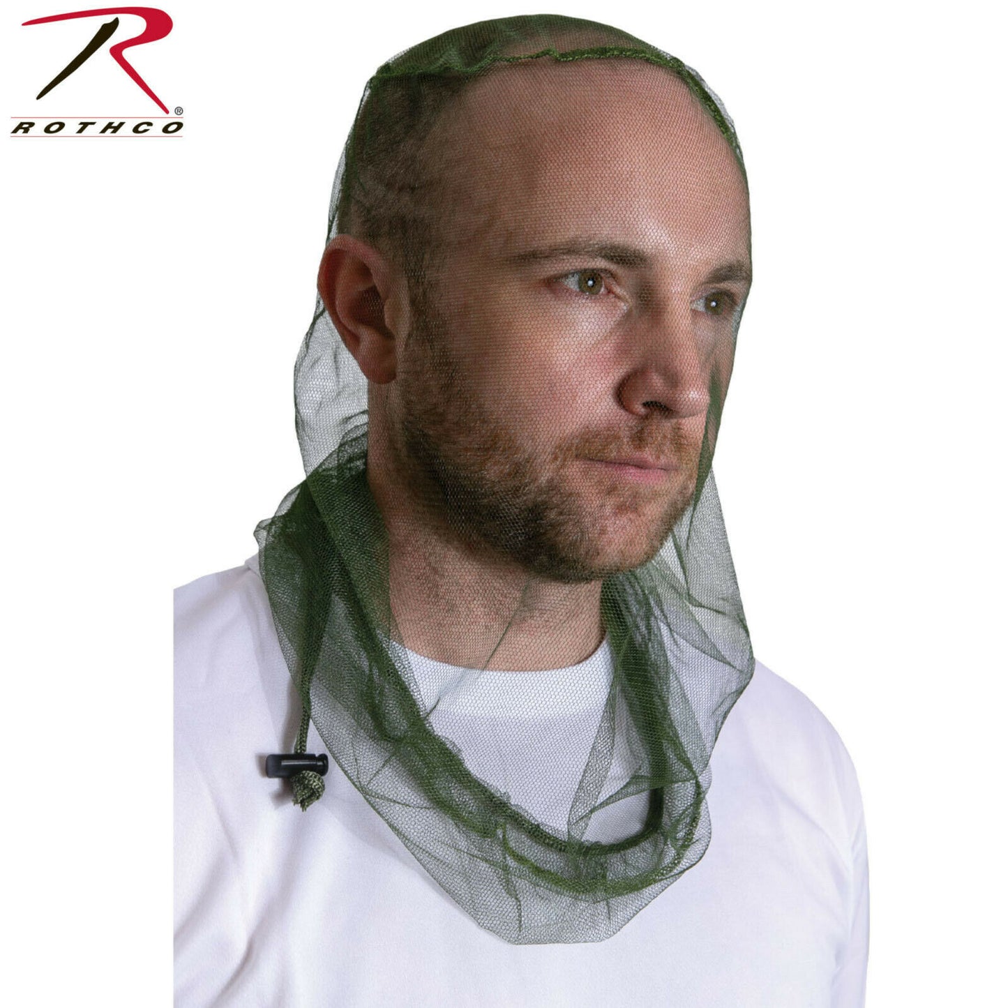 Rothco Deluxe Long Length Mosquito Headnet - Camping/Hiking Insect Hat Head Net