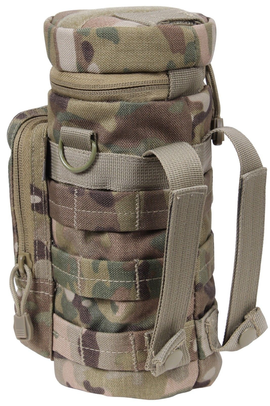 MultiCam MOLLE Compatible Water Bottle Pouch 11" Hunting Camping Tactical Pouch