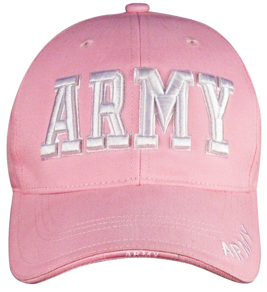 Pink Army - Deluxe Baseball Cap With "ARMY" On Brim