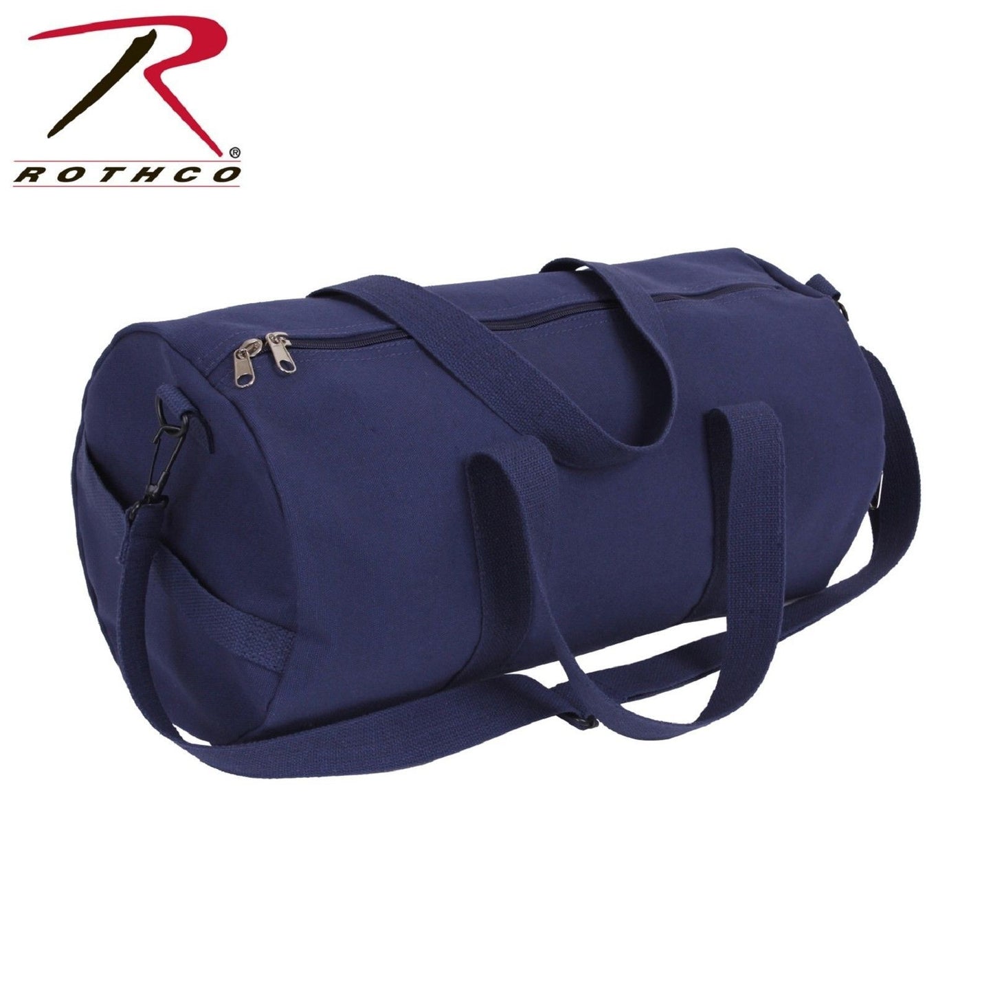 Navy Blue Cotton Canvas Shoulder Messenger Bag - Rothco Heavyweight Duffle Bags
