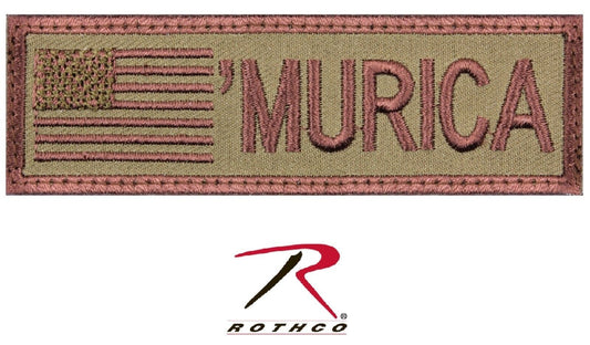 MultiCam "MURICA" Hook Back Tactical Patch - 'MURICA  Morale Patches