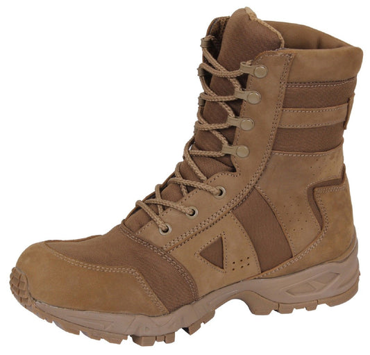 Coyote Brown AR 670-1 Forced Entry 8" Tactical Boots 5-13
