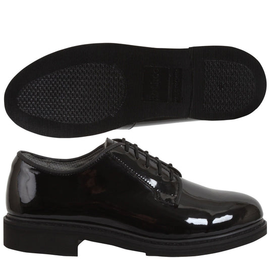 Rothco High Gloss Finish Uniform Oxford Leather Formal Shoes