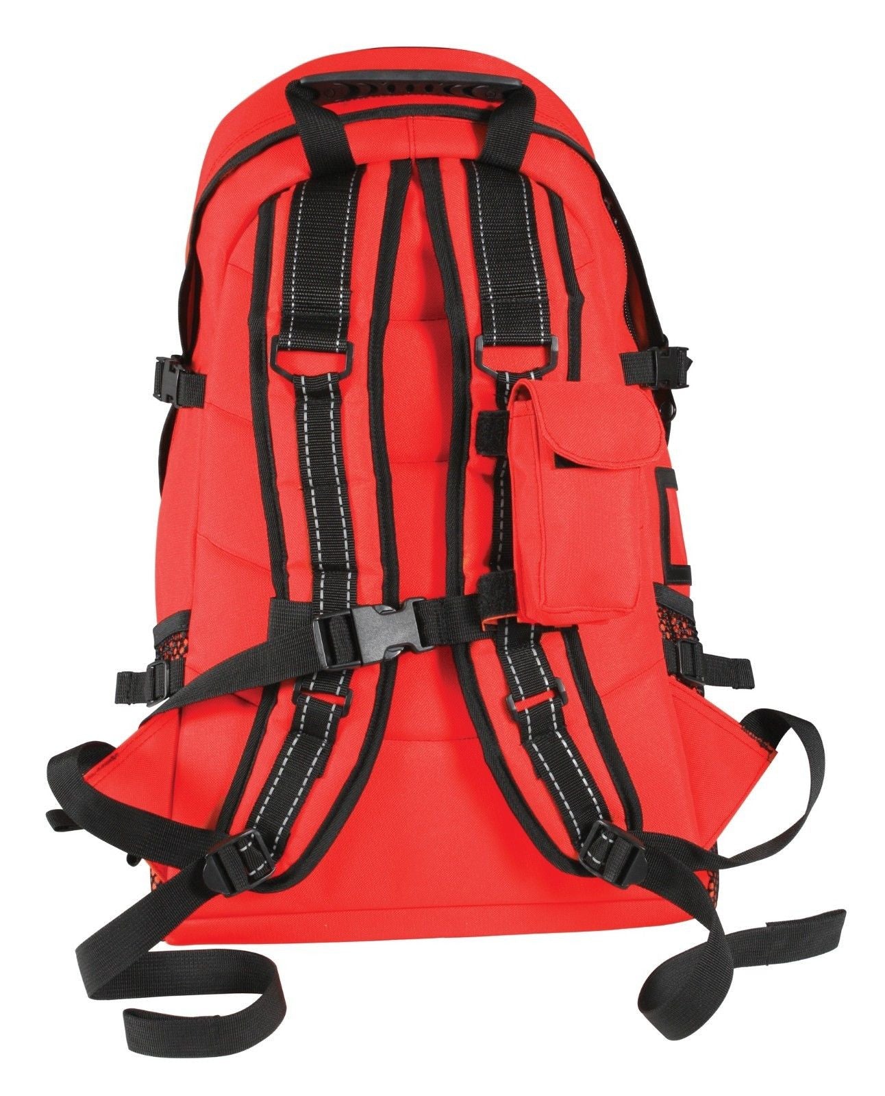 EMS Medic Trauma Backpack Gear Bag - Red First Aid Ambulance Emergency Back Pack