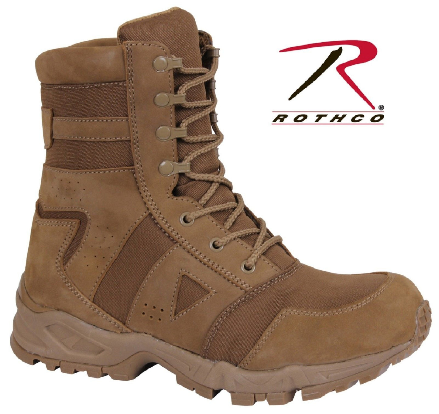 Coyote Brown AR 670-1 Forced Entry 8" Tactical Boots 5-13
