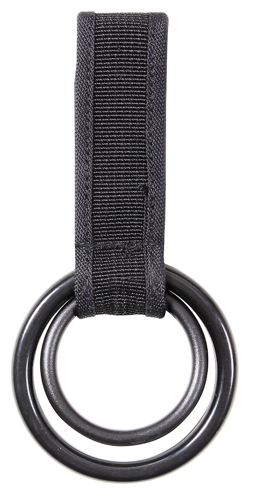 Two Ring Stick or Flashlight Holder - Fits Duty Belts Up To 2.25 Inches Wide