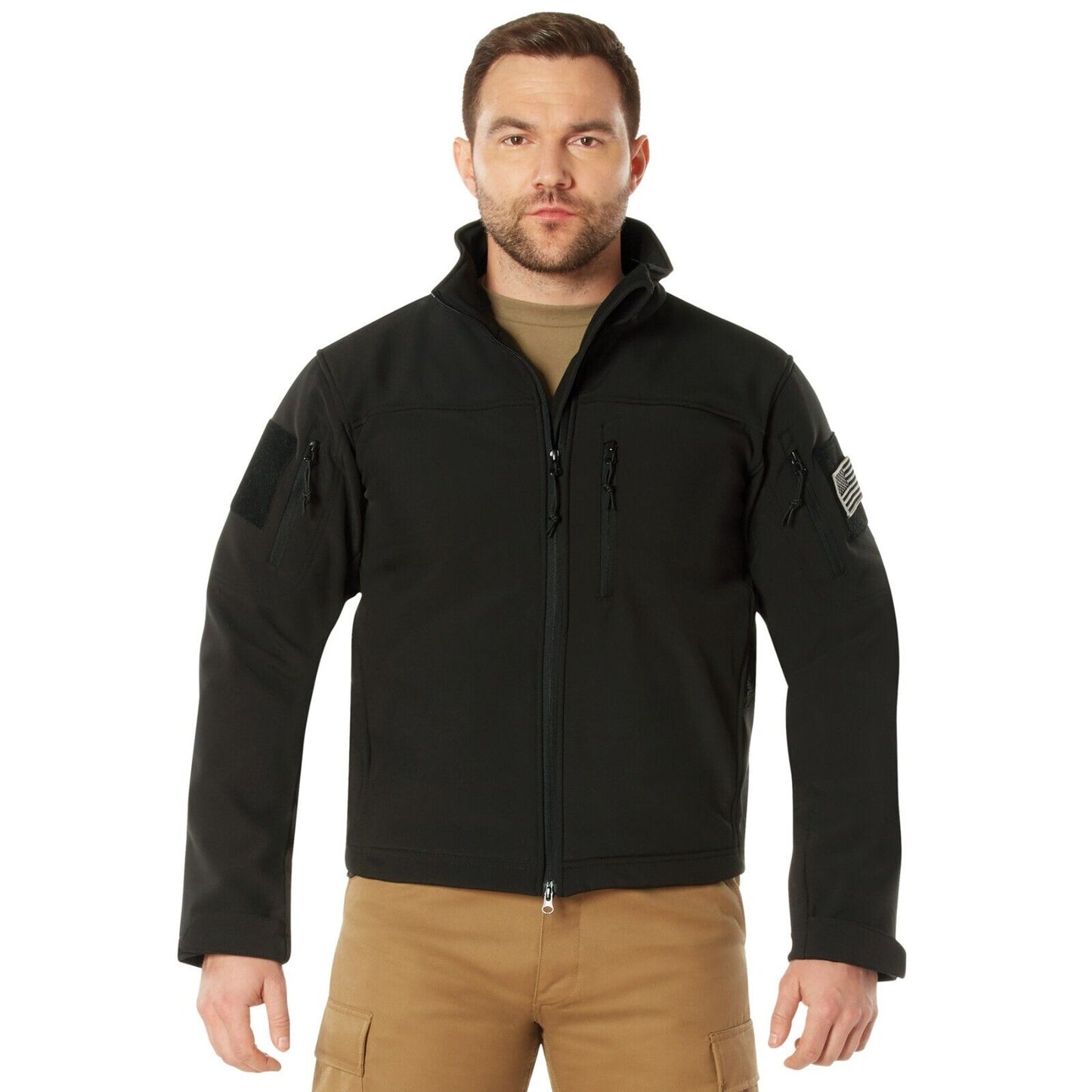 Men's Tactical Covert Ops Lightweight Soft Shell Waterproof Jacket