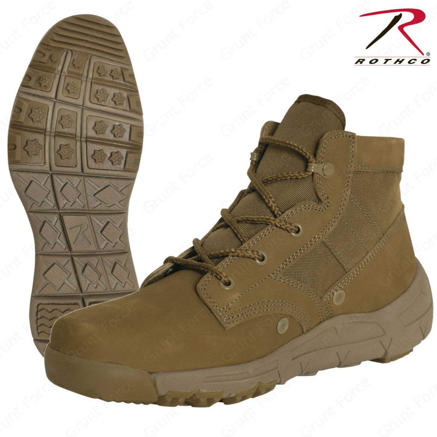 Rothco AR 670-1 Coyote Brown 6 Inch V-Max Lightweight Tactical All Purpose Boot