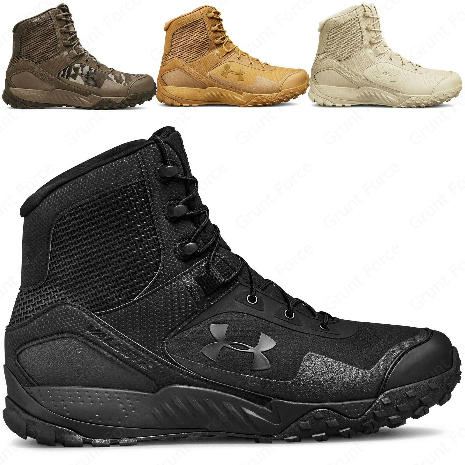 Men's ankle hiking boots UNDER ARMOUR-Micro G Valsetz Mid  coyote/coyote/coyote