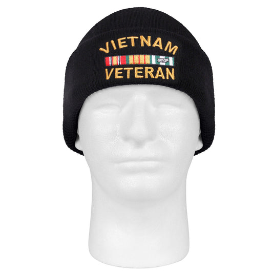 Vietnam Veteran Embroidered Watch Cap - Rothco's Deluxe Vietnam Vet Winter Hat