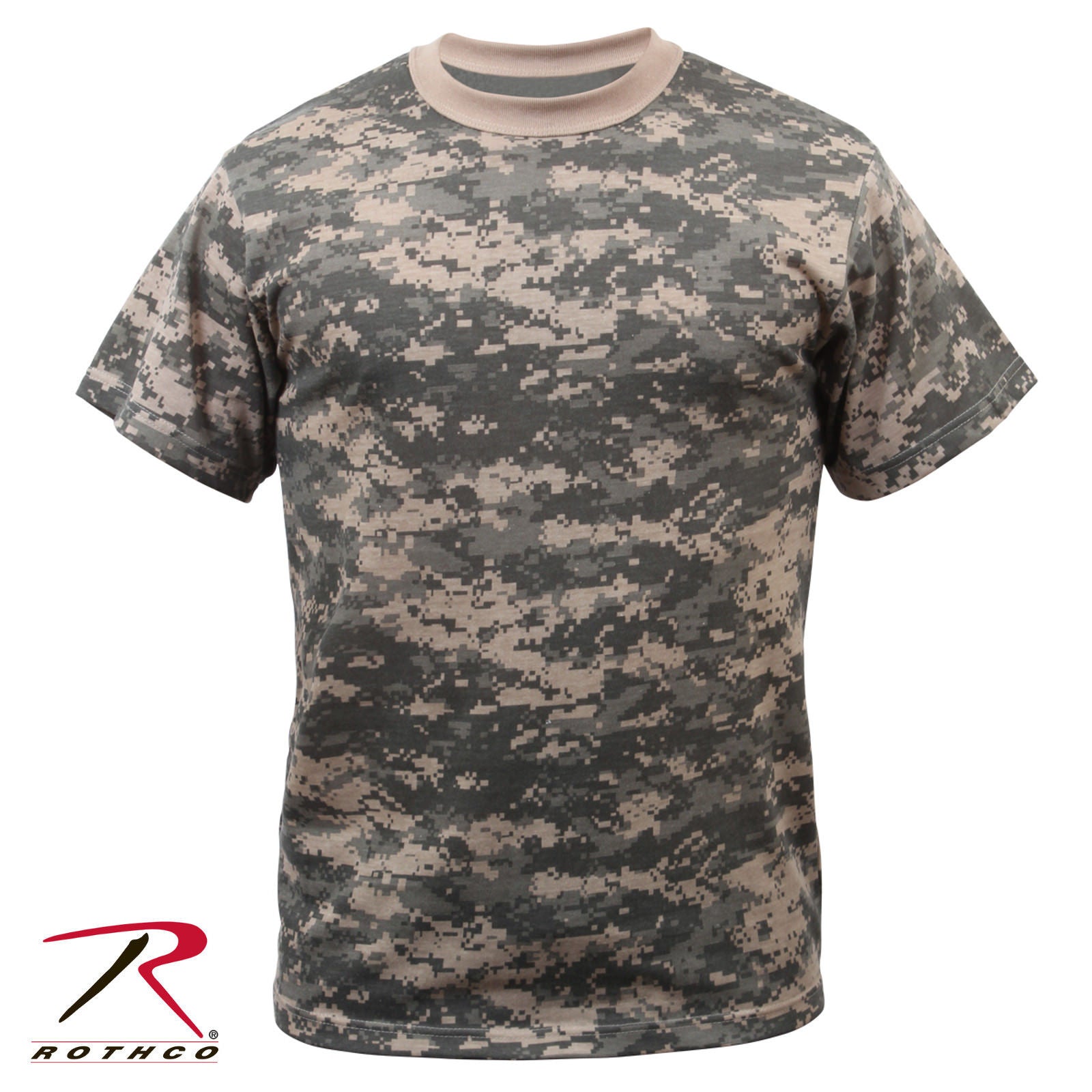 Rothco Men's ACU Digital Camo Short Sleeve T-Shirt – Grunt Force
