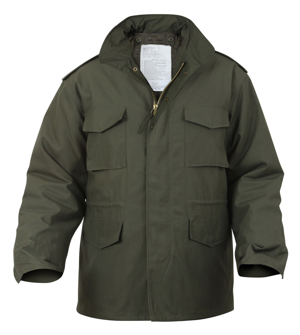 Men's Long Length M-65 Field Jacket in Winter Coat