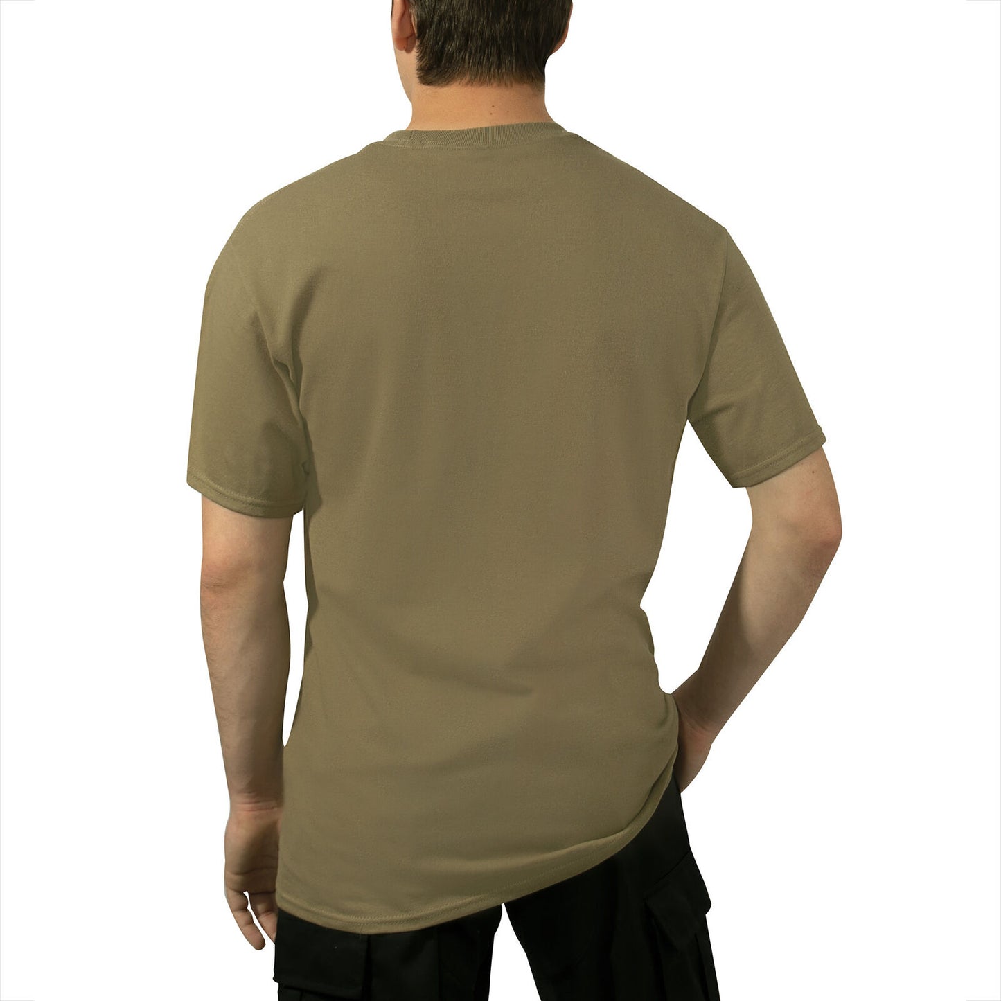 Men's Officially Licensed MARINES AR 670-1 Coyote Brown T-Shirt