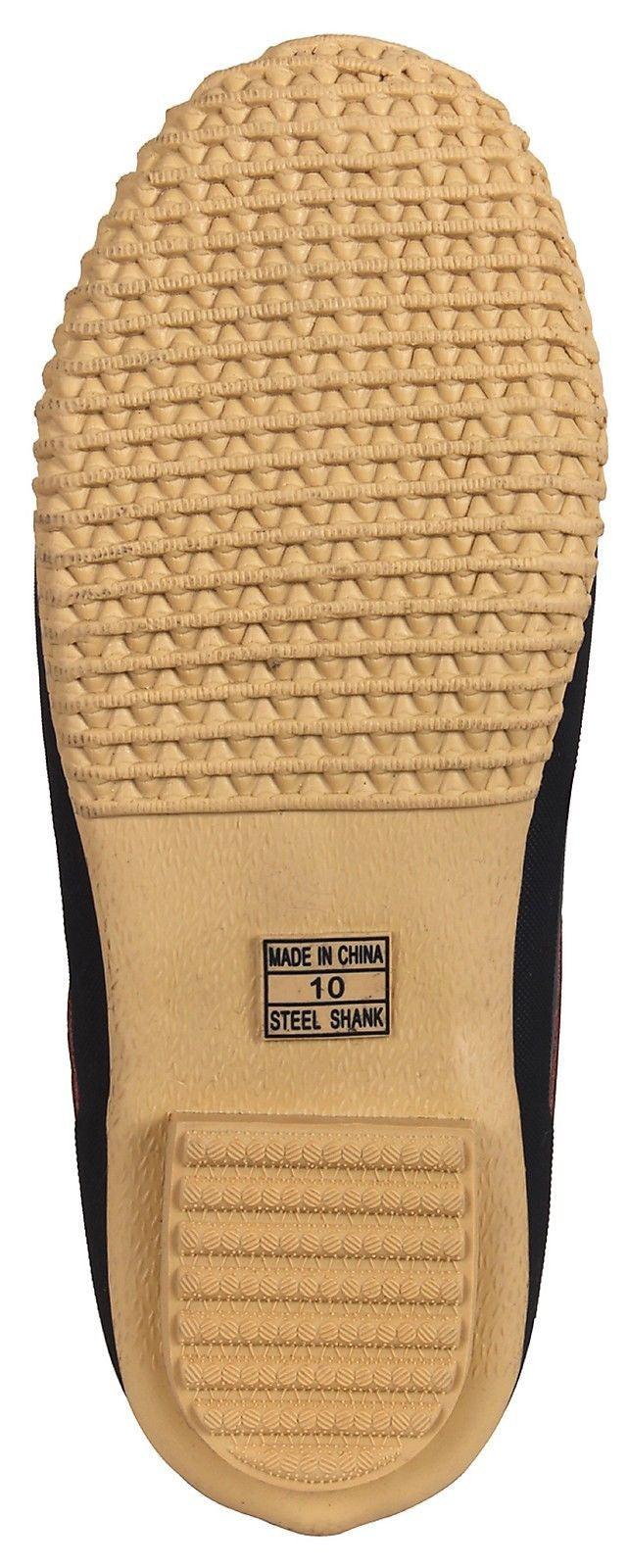 Waterproof Leather Duck Boots - 6" Brown & Black All Weather Rain Boots