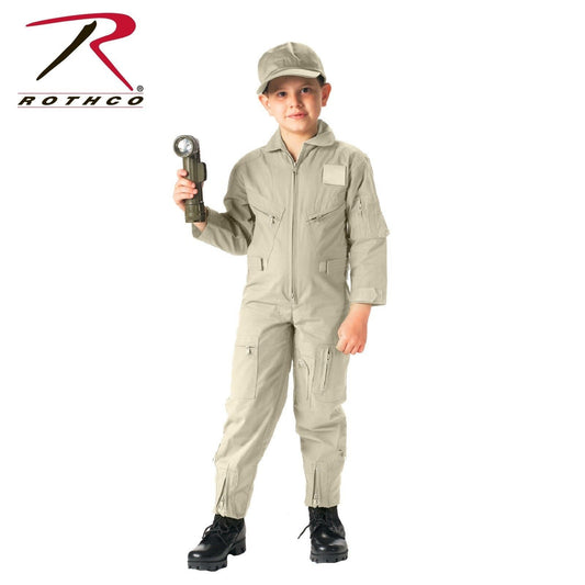 Rothco Kids Air Force Type Flightsuit - Kids Khaki Flight Suit