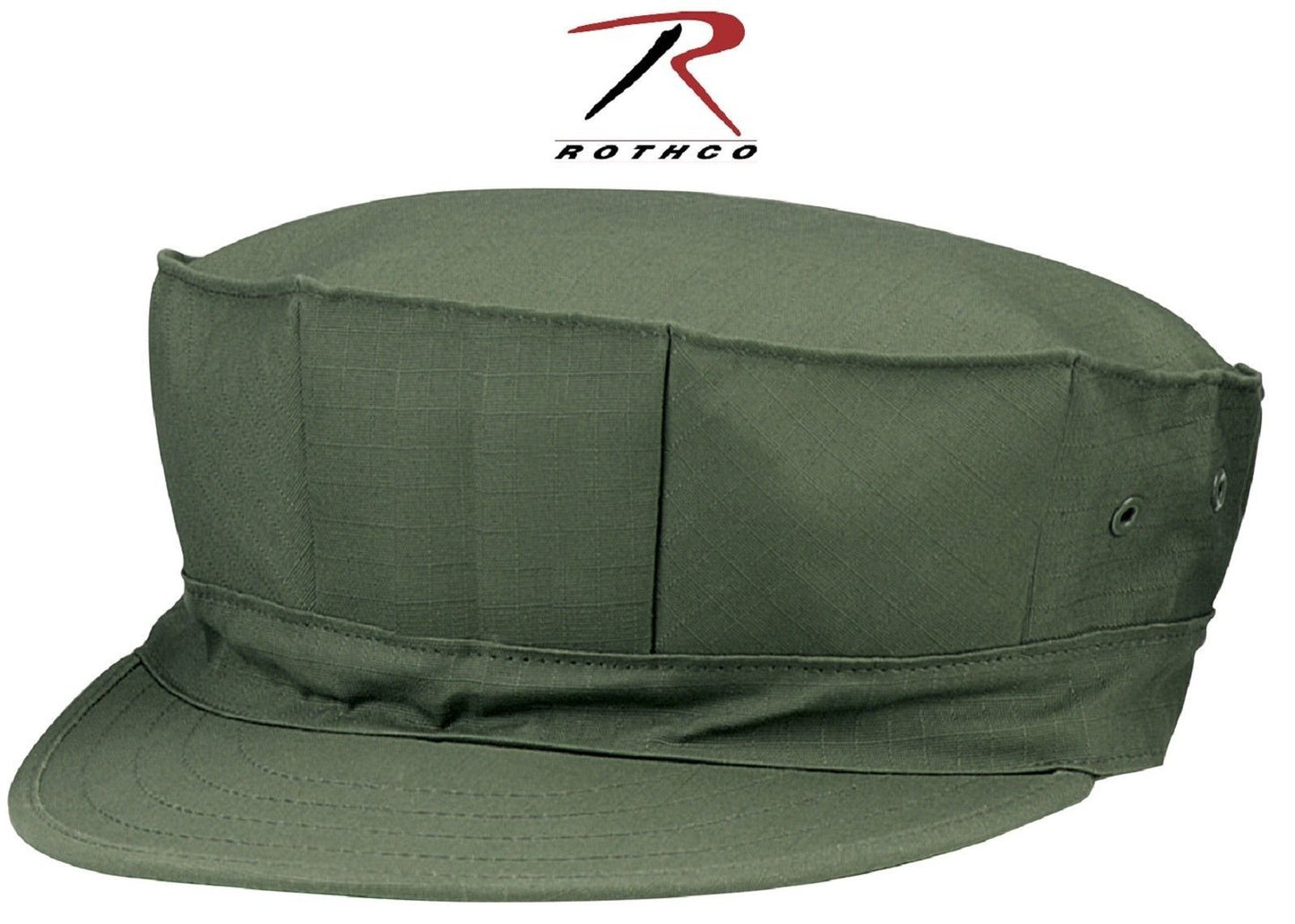 Olive Drab USMC Marines 8 Point Cap w/ No Emblem Rothco 5648