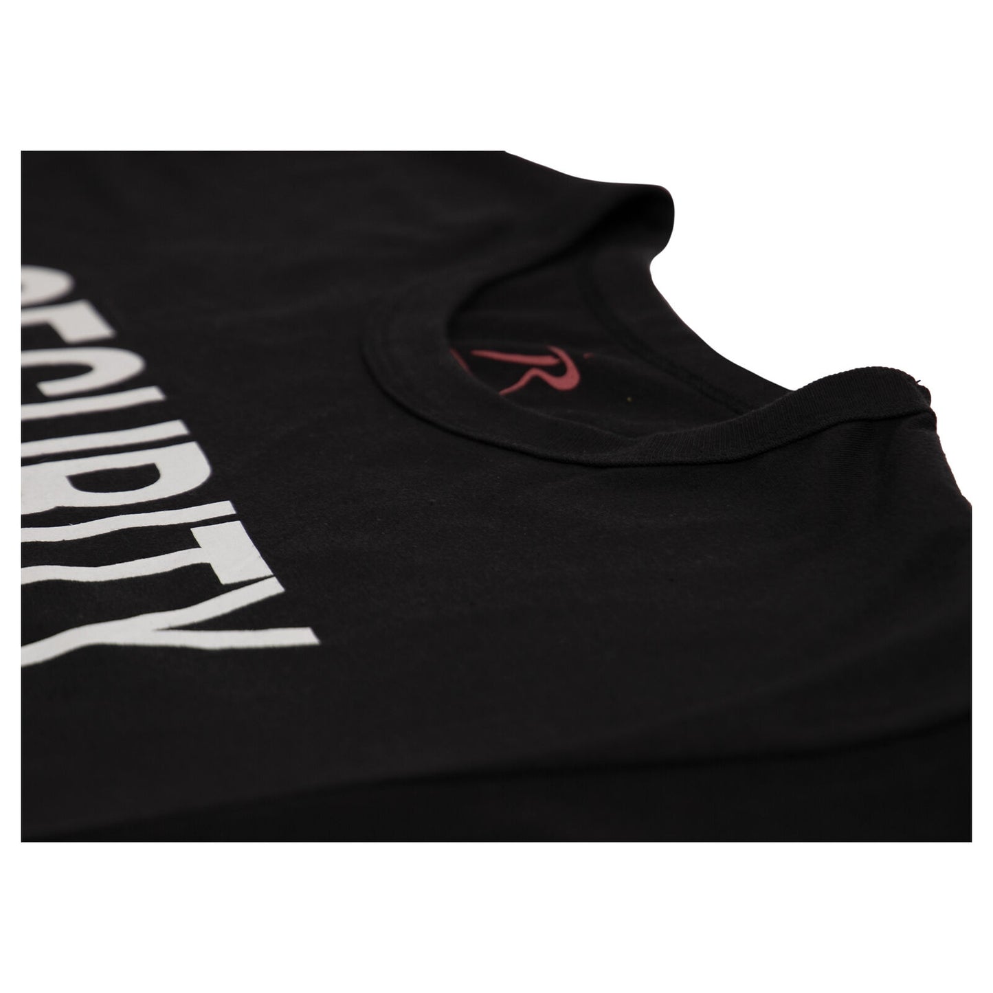 Men's Black 2-Sided "SECURITY" T-Shirt with US Flag On Sleeve