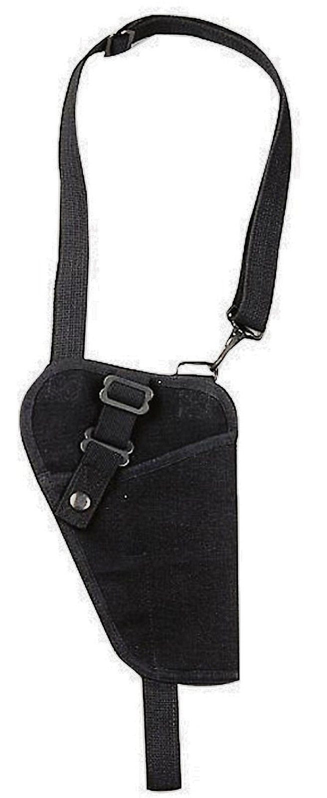 6" Black Adjustable Heavyweight Canvas Law Enforcement Tactical Shoulder Holster