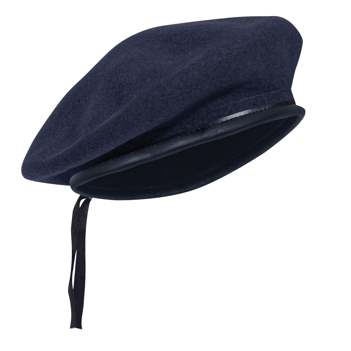 Navy Blue Wool Monty G.I. Type Beret With Liner