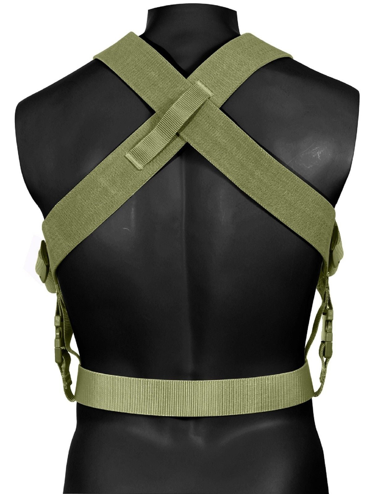 Olive Drab Tactical Combat Suspenders - Rothco Adjustable Gear Support Suspender