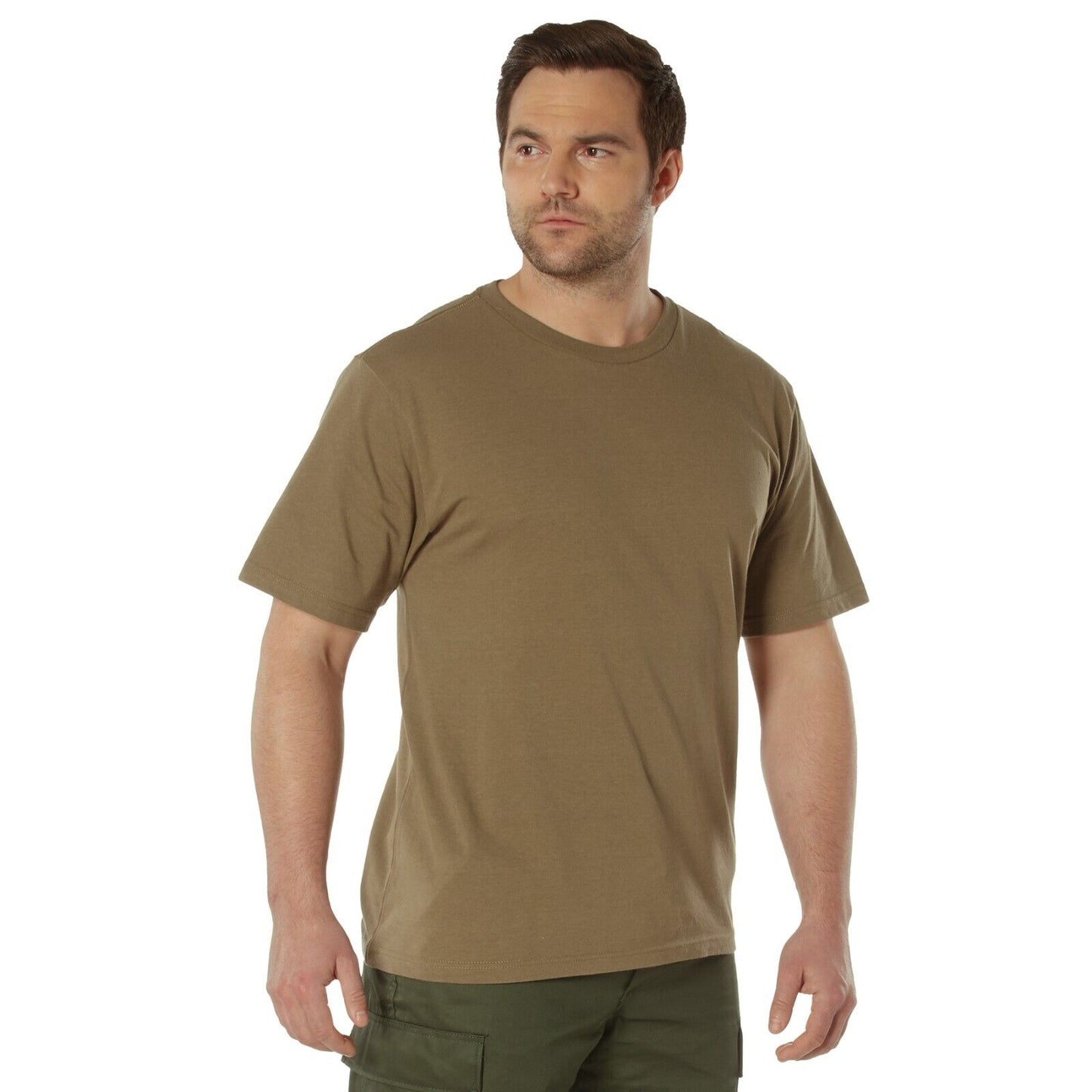 Rothco Full Comfort Fit T-Shirt Lightweight Poly/Cotton Men's Tee