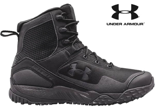Under Armour Valsetz RTS Side-Zip Tactical Boot - Black UA Law Enforcement Boots